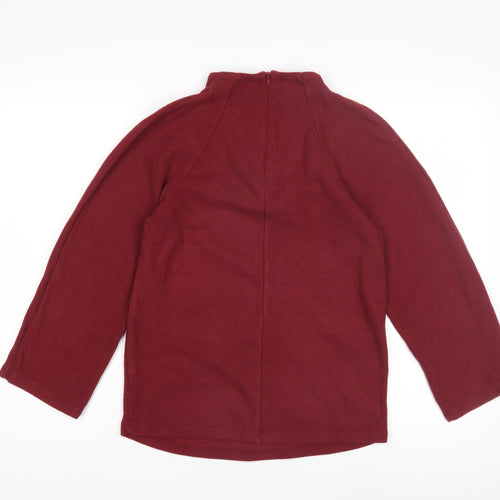 Marks and Spencer Red High Neck Women's Jumper