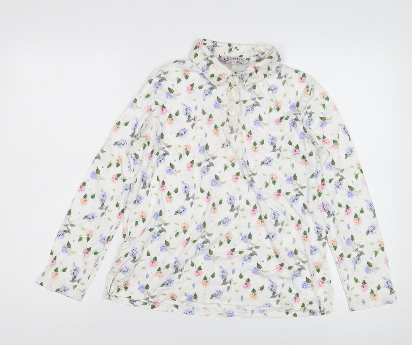 Country Collection Women’s Floral Button-Up Shirt S