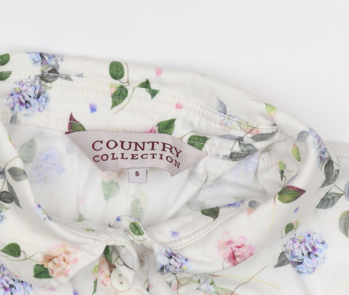 Country Collection Women’s Floral Button-Up Shirt S