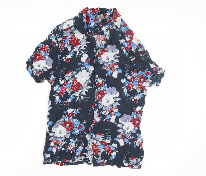 ASOS Women's Multicoloured XS Floral Button-Up Shirt