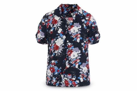 Front view of ASOS Women's Multicoloured XS Floral Button-Up Shirt