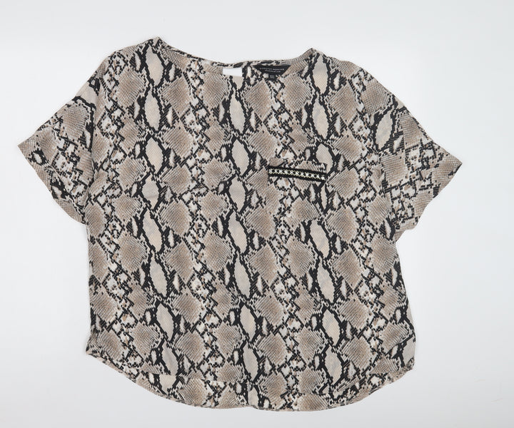 Dorothy Perkins Women's Multicoloured Size 18 Top