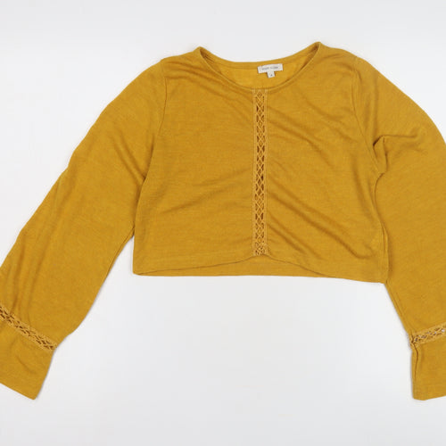 River Island Women's Yellow Shrug Size 8