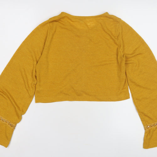 River Island Women's Yellow Shrug Size 8