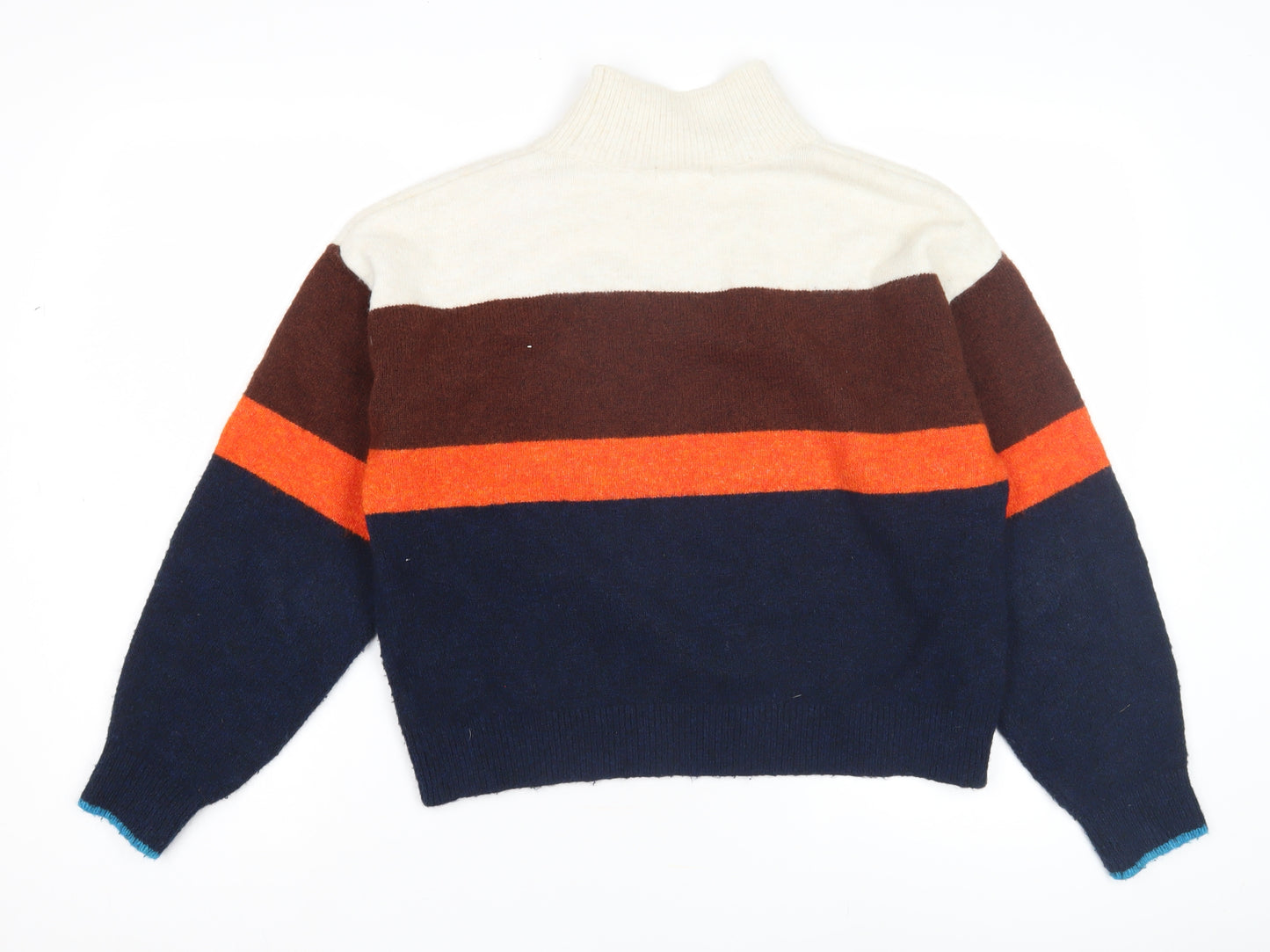 H&M Women's Multicoloured Striped Jumper, Size S