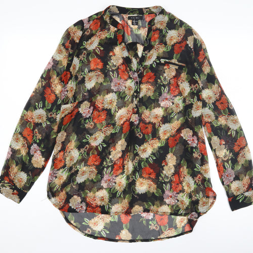 Amisu Women's Multicoloured Floral Blouse - Size M
