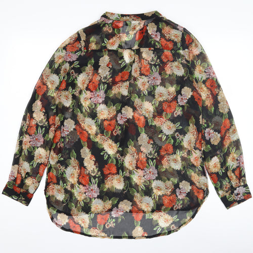 Amisu Women's Multicoloured Floral Blouse - Size M