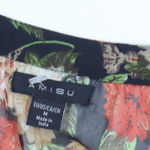 Amisu Women's Multicoloured Floral Blouse - Size M
