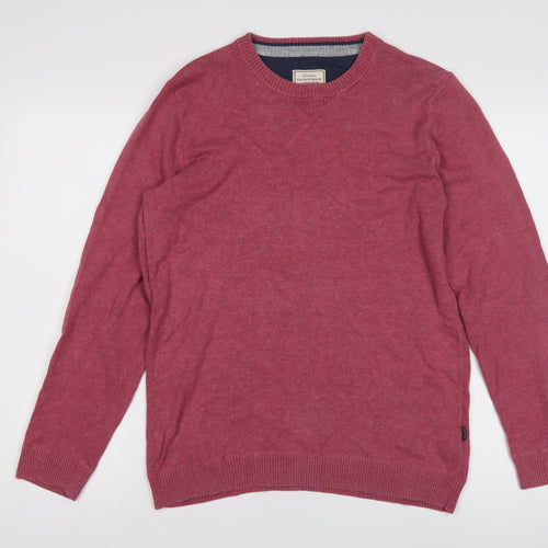 Fat Face Men's Red Pullover Jumper - S