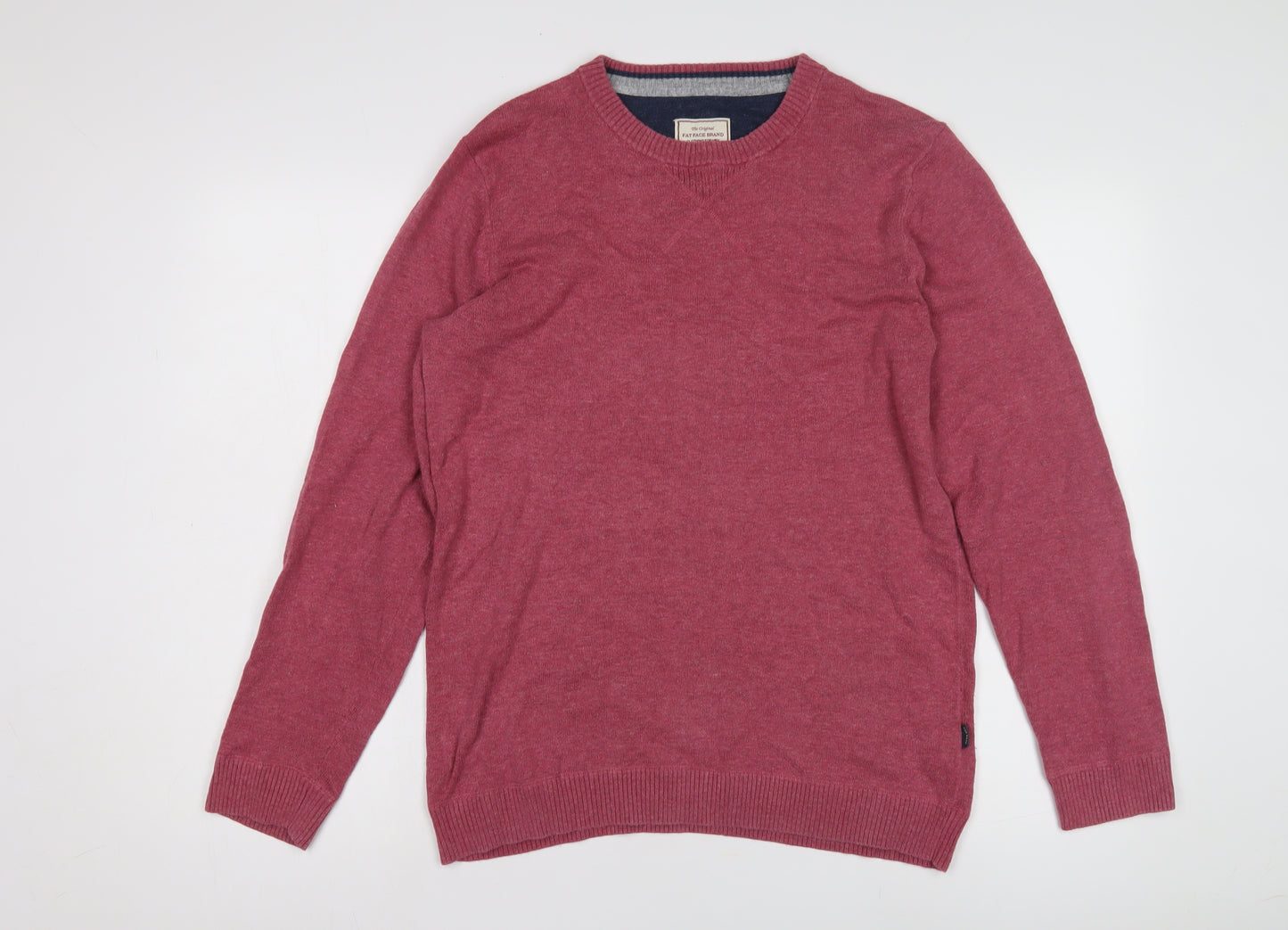 Fat Face Men's Red Pullover Jumper - S