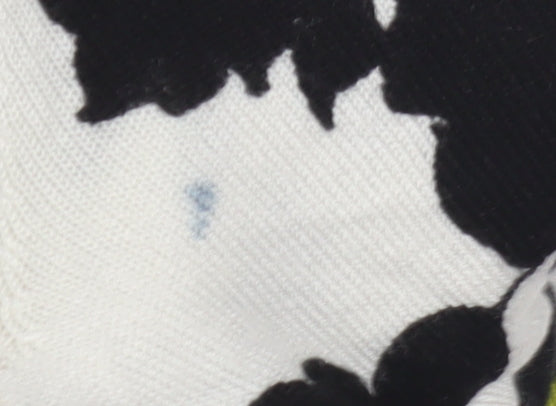Debenhams Women's Black Floral Cardigan, Size 10