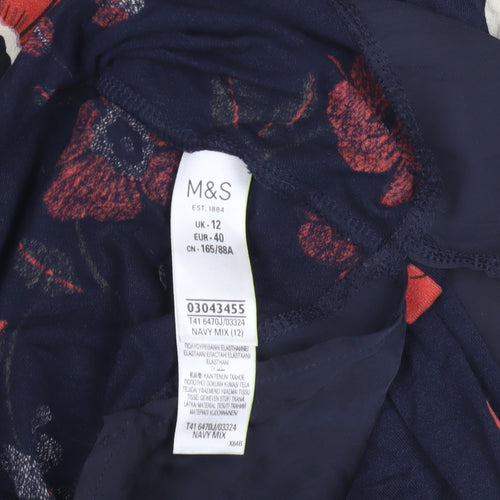Marks and Spencer Women's Floral Tunic Blouse Size 12