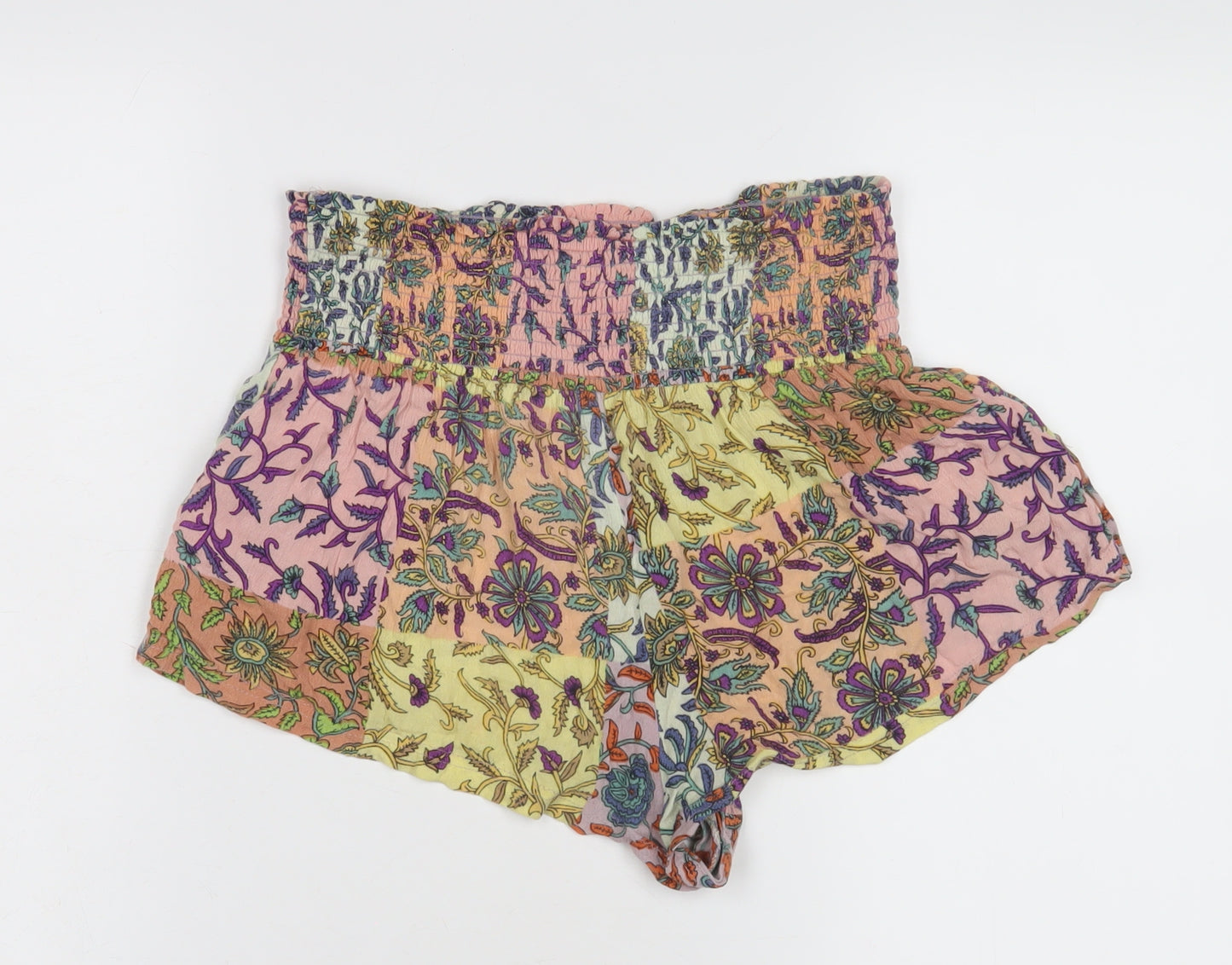 Urban Outfitters Women's Multicoloured Floral Culotte Shorts