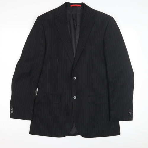 Burton Men's Black Regular Fit Blazer 36R