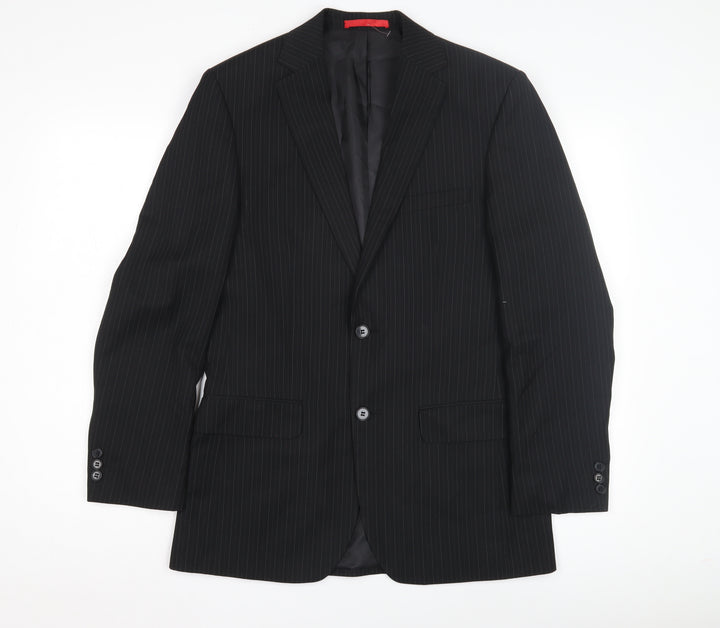 Burton Men's Black Regular Fit Blazer 36R