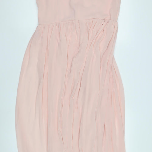 Dorothy Perkins Elegant Pink Sleeveless Women's Dress - Size 12