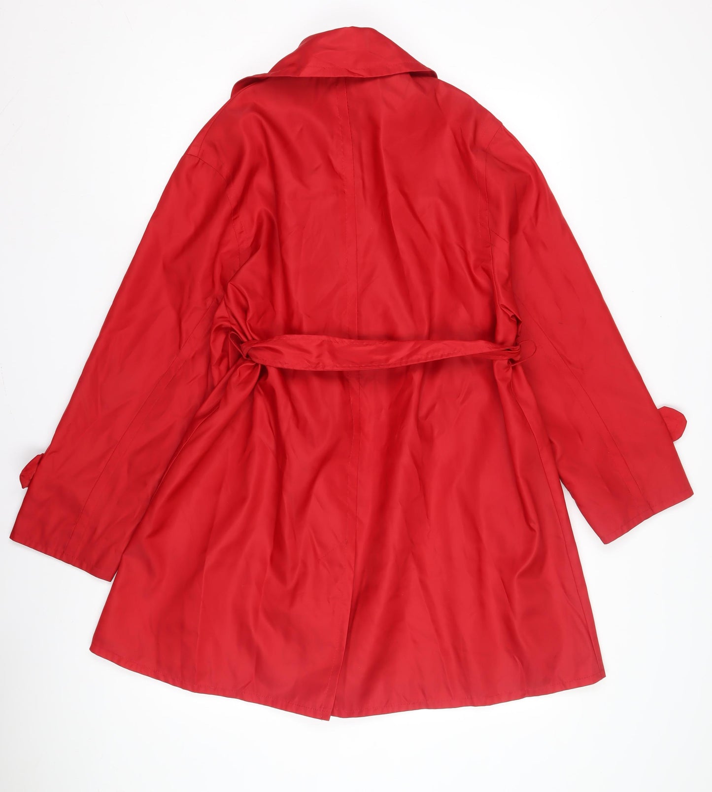 Marks & Spencer Women's Red Trench Coat Size 8