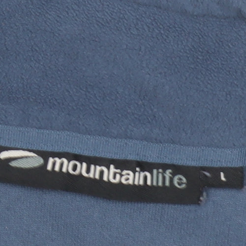 Mountain Life Men's Blue Pullover Sweatshirt L