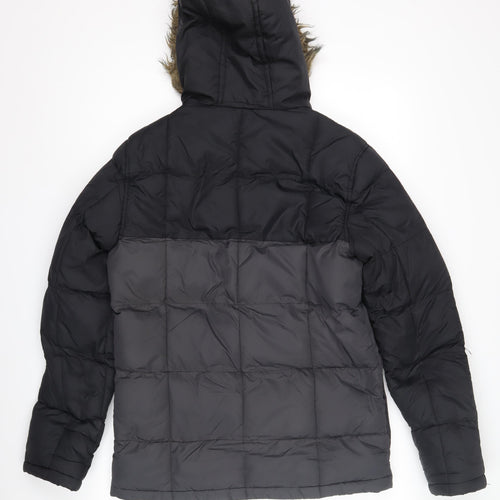 Voi Jeans Co. Black Puffer Jacket S Unisex