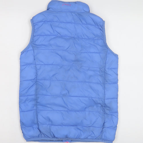 Joules Women's Blue Puffer Waistcoat, Size 112cm