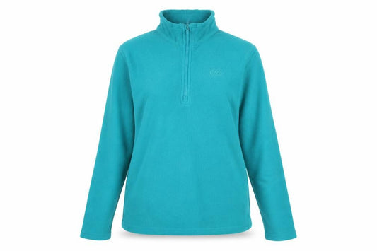 Front view of Highlander unisex blue pullover sweatshirt l