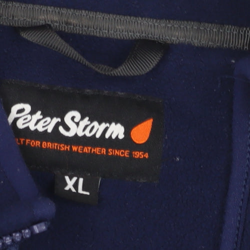 Peter Storm Men's Blue Fleece Jacket XL Outdoor