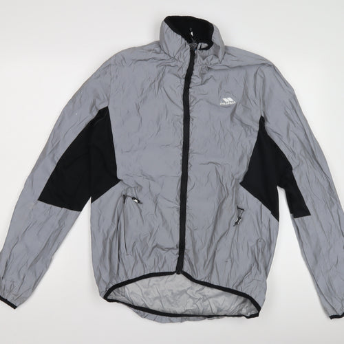 Trespass Men's Grey S Basic Windbreaker Jacket 35"-37"