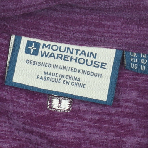 Mountain Warehouse Women's Purple Sweatshirt Size 14