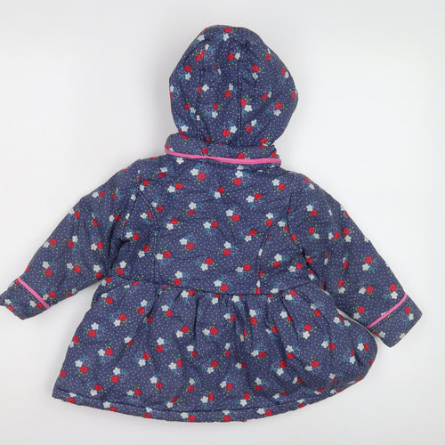 Mini Club Girls Floral Puffer Jacket Multicoloured 2-3 Yrs
