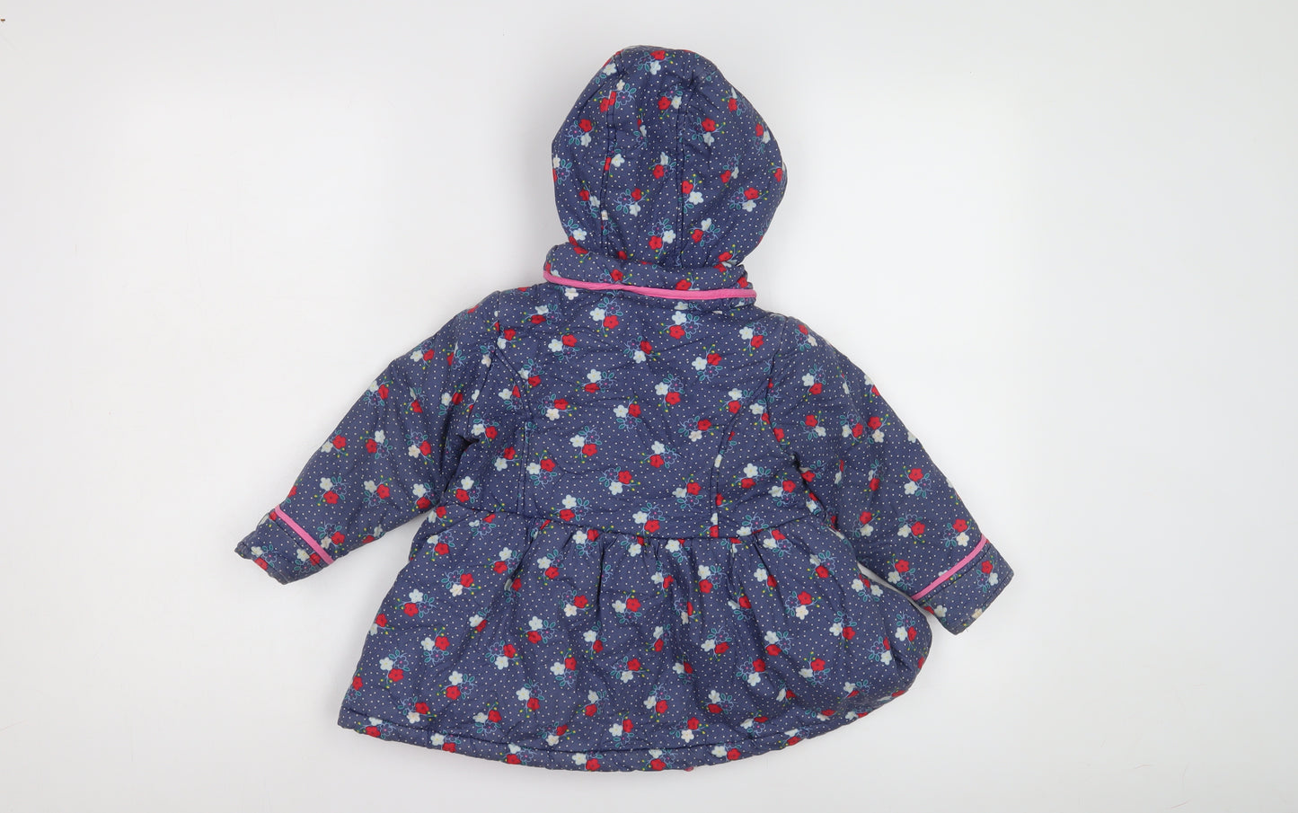 Mini Club Girls Floral Puffer Jacket Multicoloured 2-3 Yrs