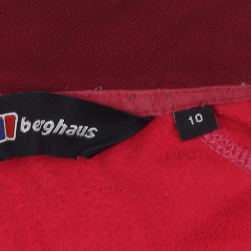 Berghaus Women's Red Fleece Pullover Size 10