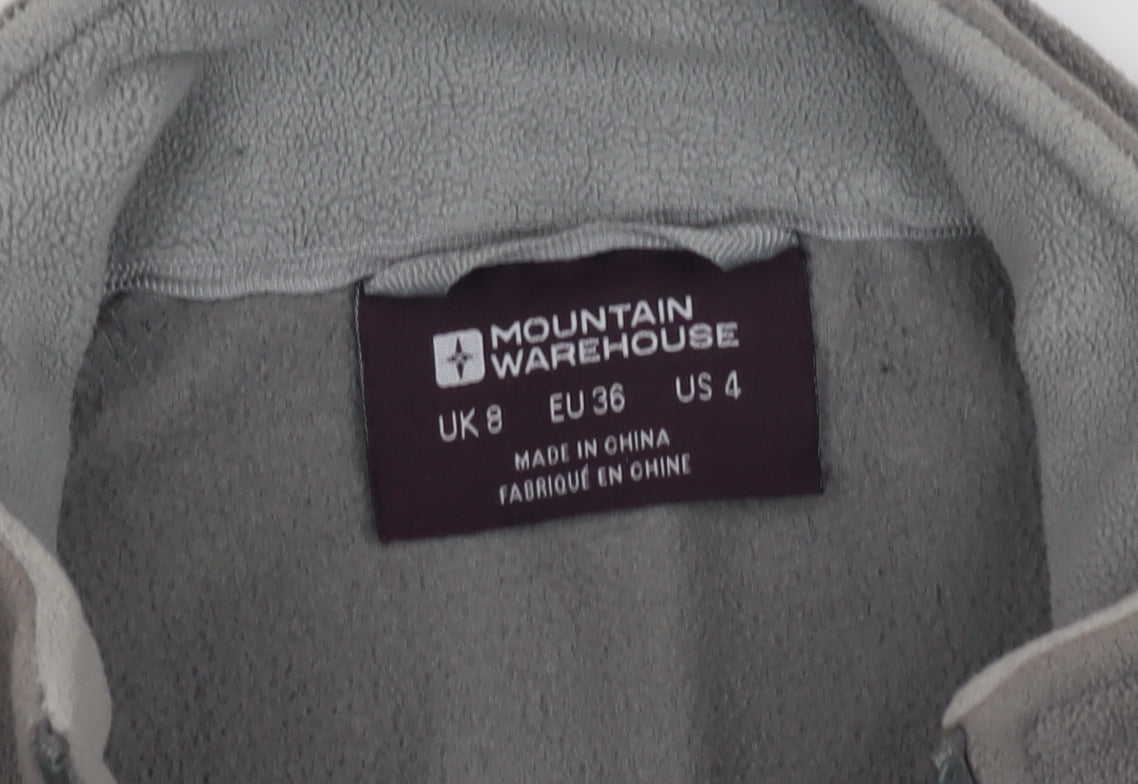 Mountain Warehouse Women's Grey Fleece Jacket, Size 8