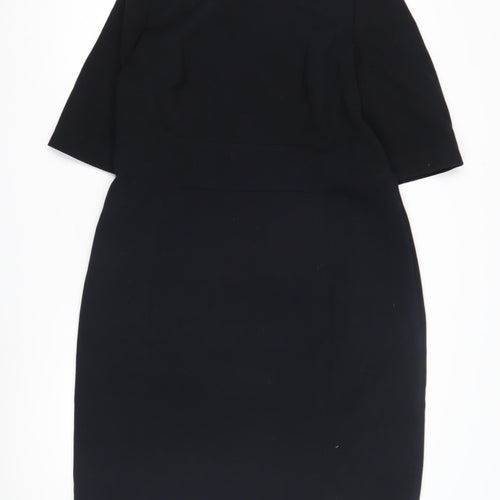 Hobbs Women's Black Dress 3/4 Sleeve Size 16