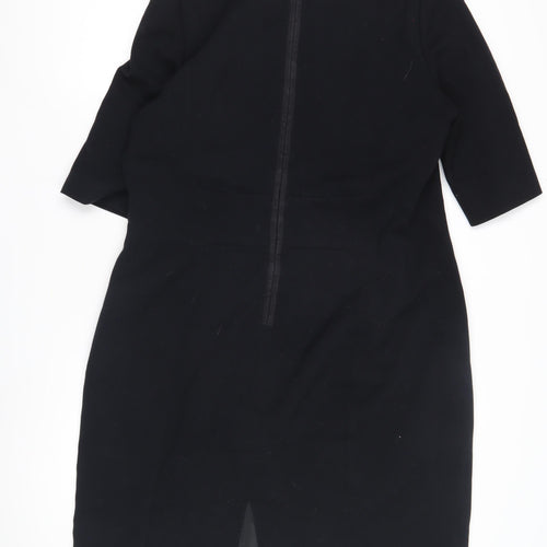 Hobbs Women's Black Dress 3/4 Sleeve Size 16
