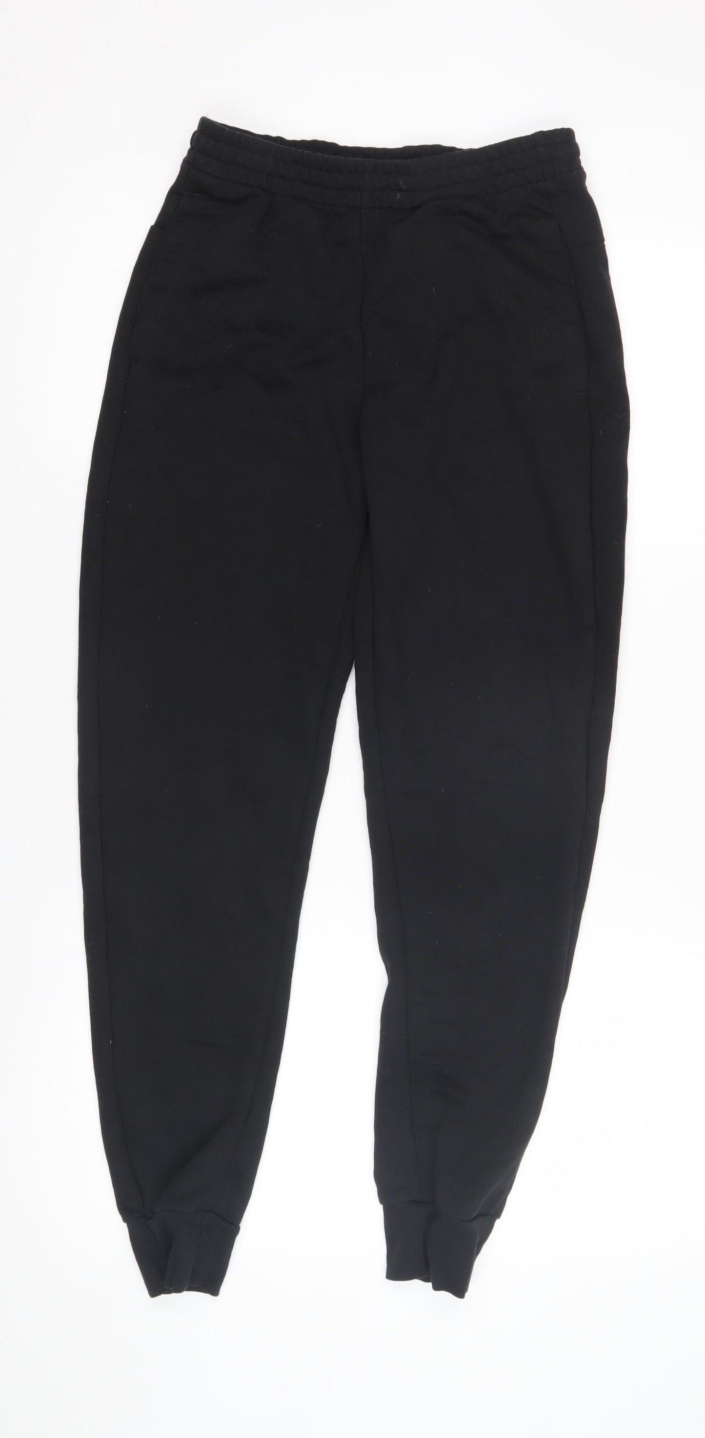 Adidas Unisex Kids Black Jogger Trousers 13-14 Years