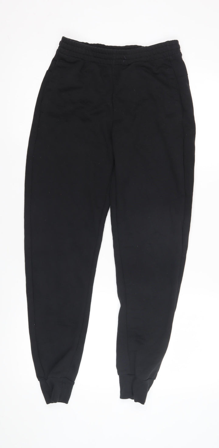 Adidas Unisex Kids Black Jogger Trousers 13-14 Years