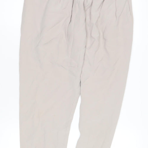 Reiss Women's Beige Trousers - Size S, Casual Style