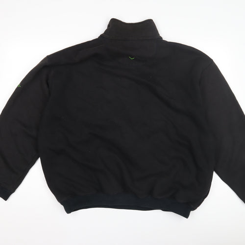 Callaway Golf Men's Black L 1/4 Zip Sweatshirt Fleece