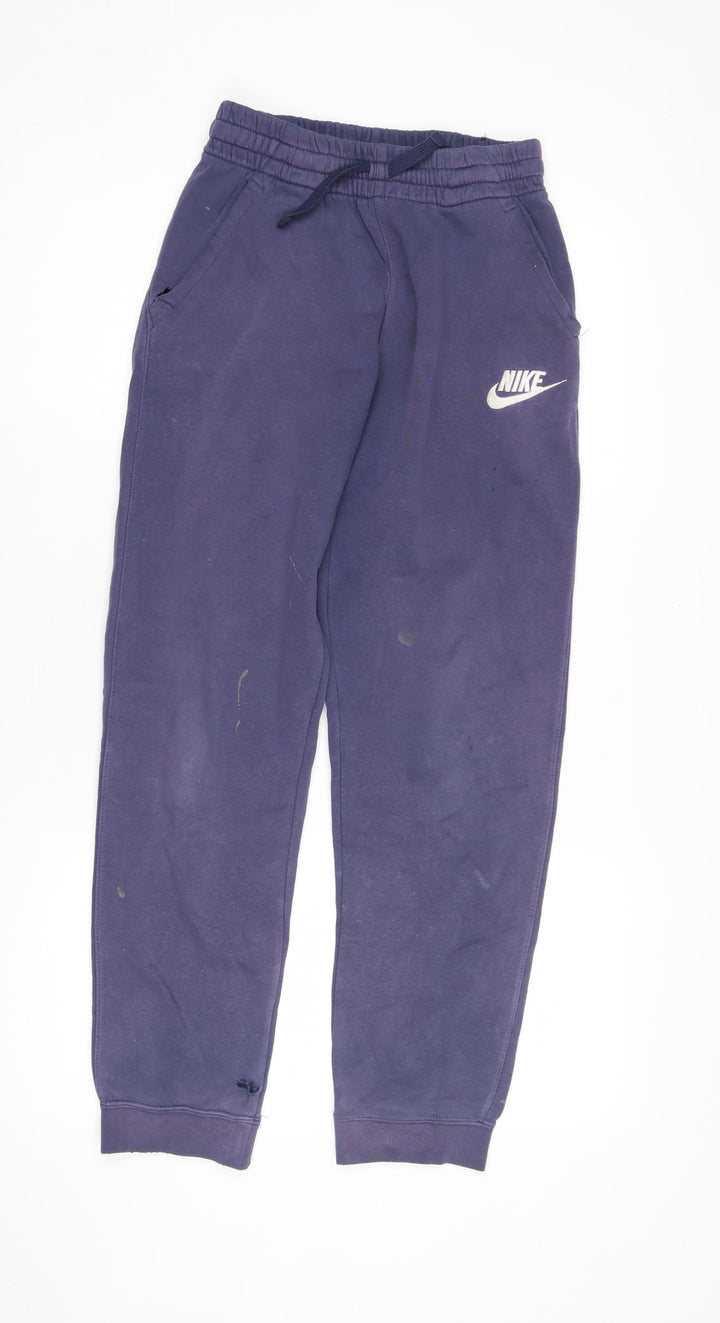 Nike Boys Blue Jogger Trousers XL Running Casual