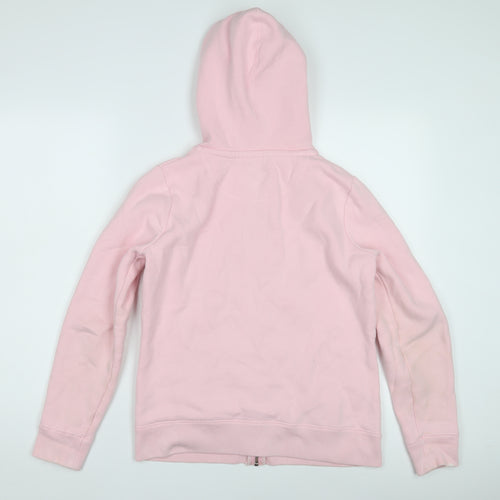 Crew Clothing Co Women's Pink Full Zip Hoodie Size 8