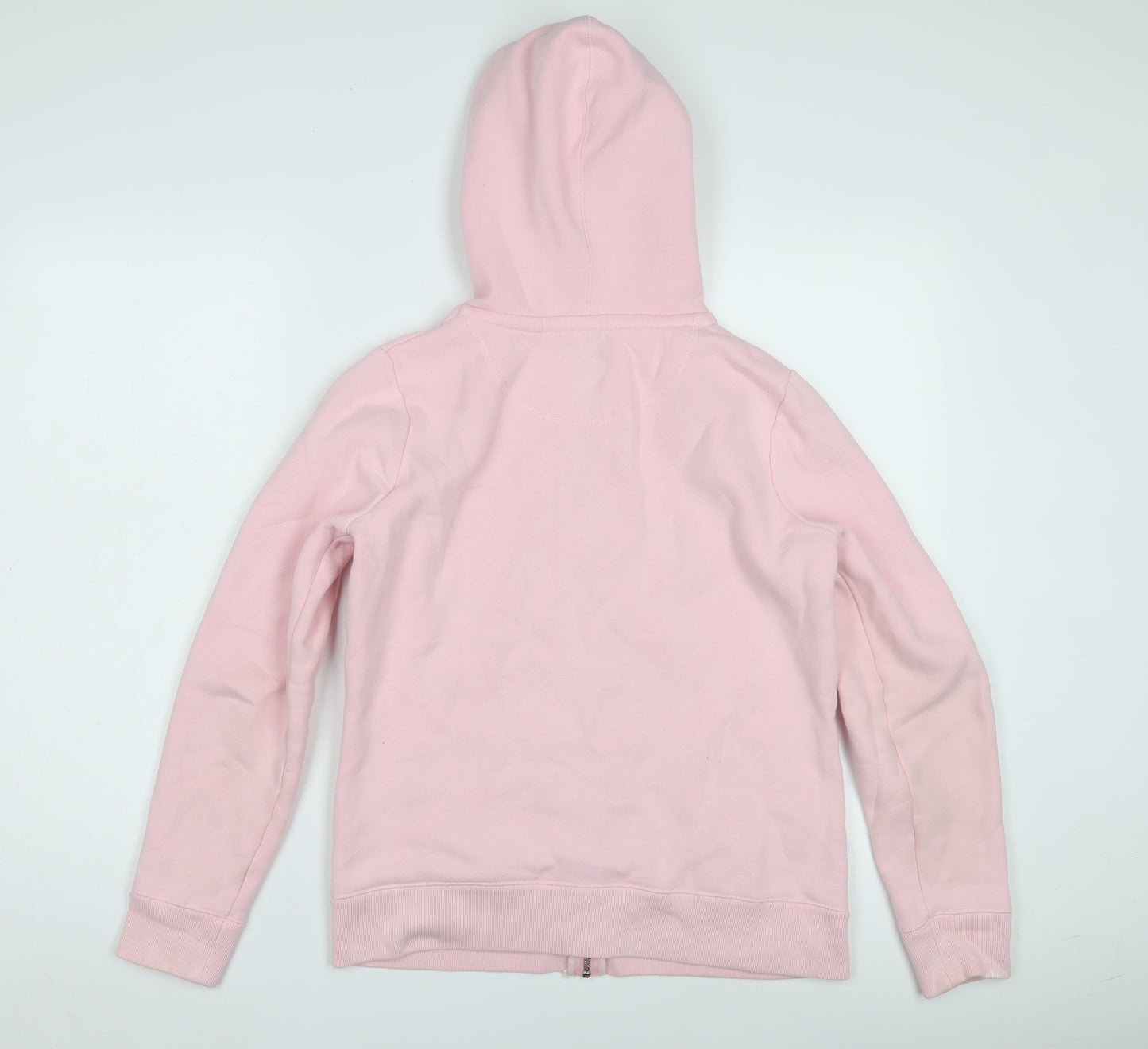 Crew Clothing Co Women's Pink Full Zip Hoodie Size 8