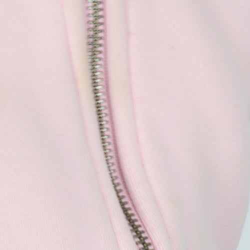 Crew Clothing Co Women's Pink Full Zip Hoodie Size 8