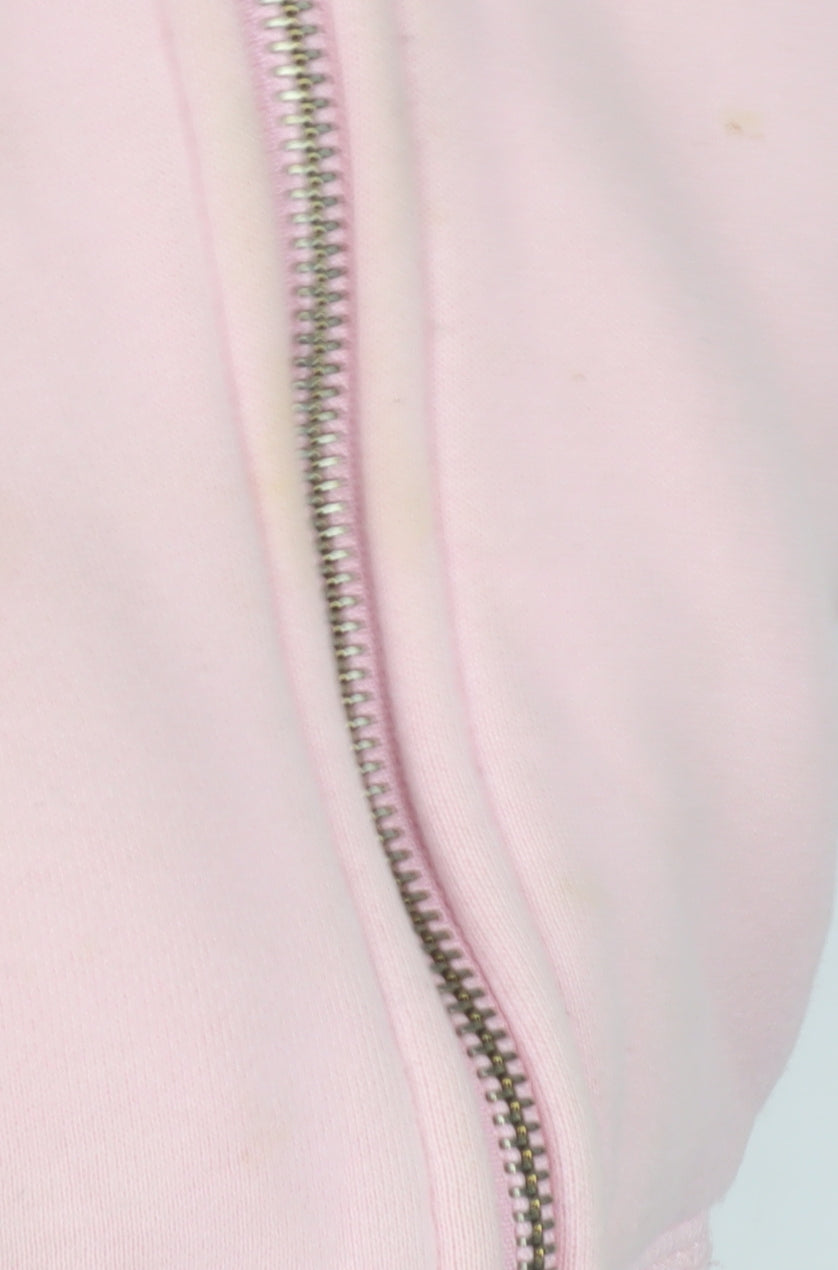 Crew Clothing Co Women's Pink Full Zip Hoodie Size 8