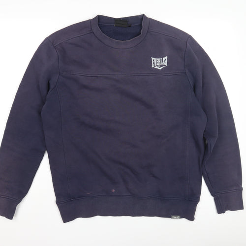Everlast Men's Black M Pullover Sweatshirt Logo