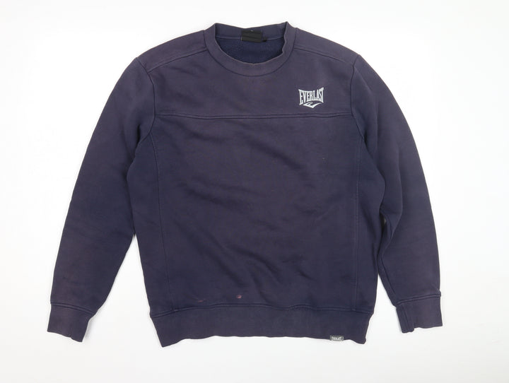 Everlast Men's Black M Pullover Sweatshirt Logo