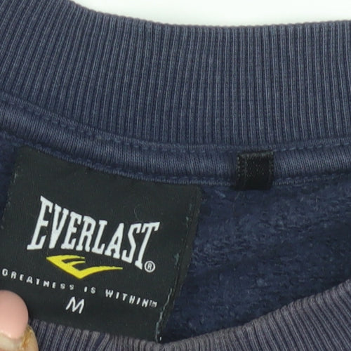 Everlast Men's Black M Pullover Sweatshirt Logo