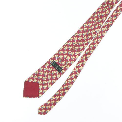 Beaufort Men's Red Teddy Bear Silk Tie
