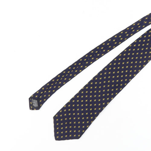 Tie Rack Men's Blue Geometric Silk Tie