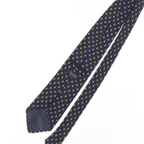 Tie Rack Men's Blue Geometric Silk Tie