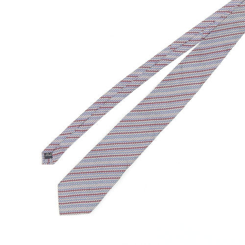 Carducci Men's Multicoloured Silk Striped Tie, Handmade